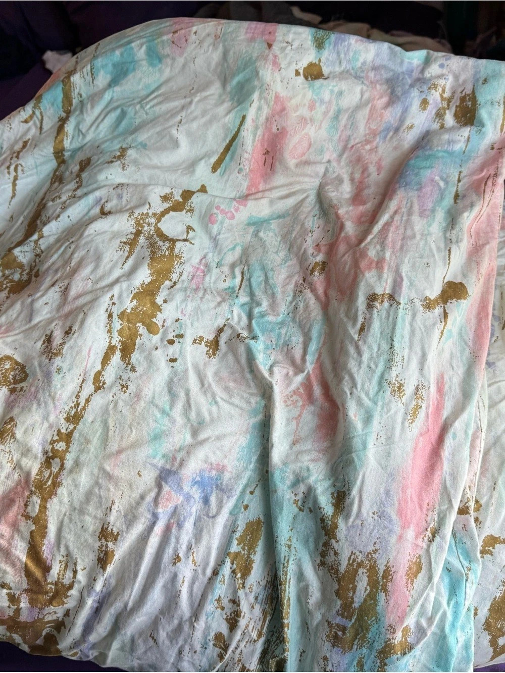 Skylar Metallic Printed Comforter